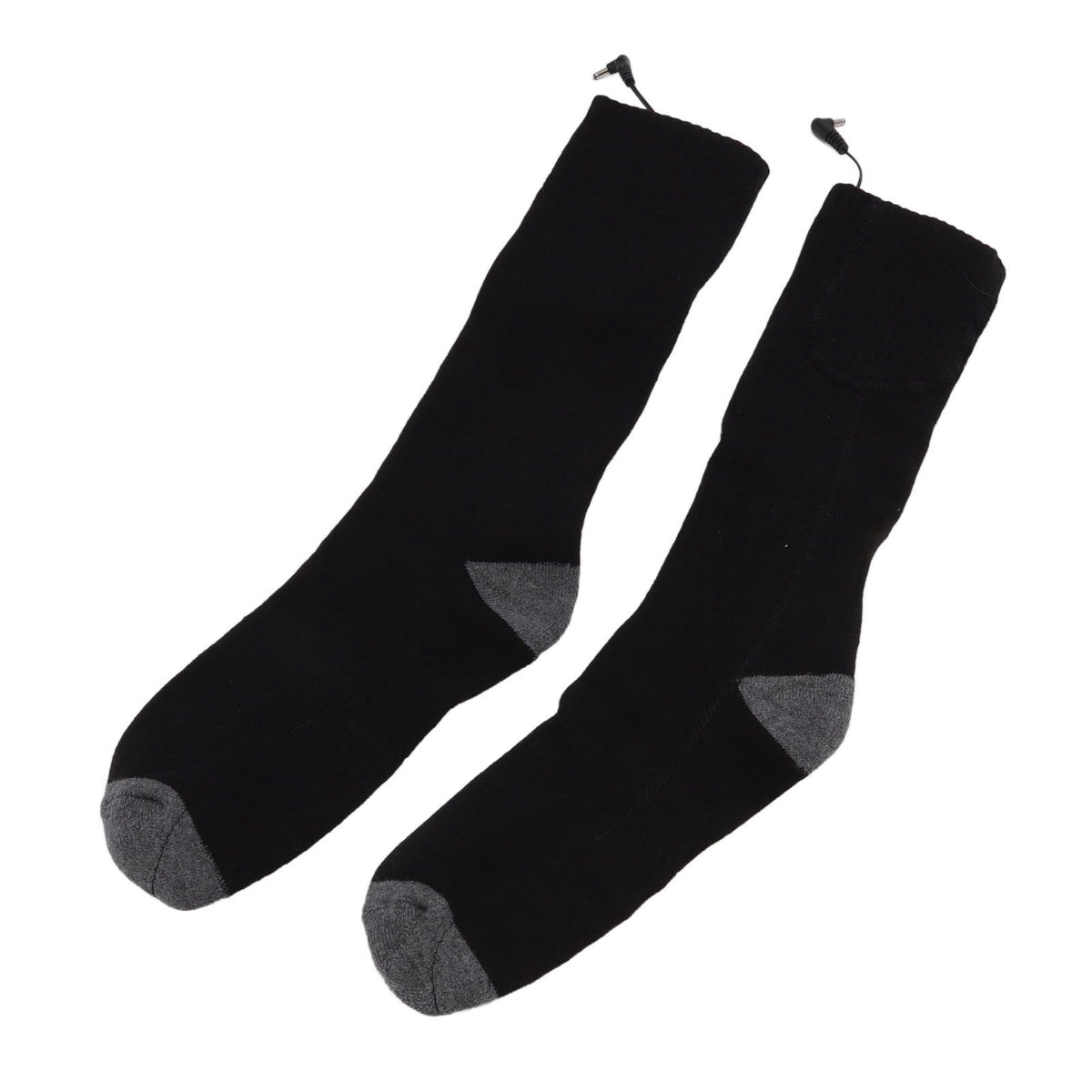 Smart Heating Socks Foot Thermal Electric Heated Stockings Winter Cold Resistant Electric Socks Black