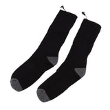 Smart Heating Socks Foot Thermal Electric Heated Stockings Winter Cold Resistant Electric Socks Black