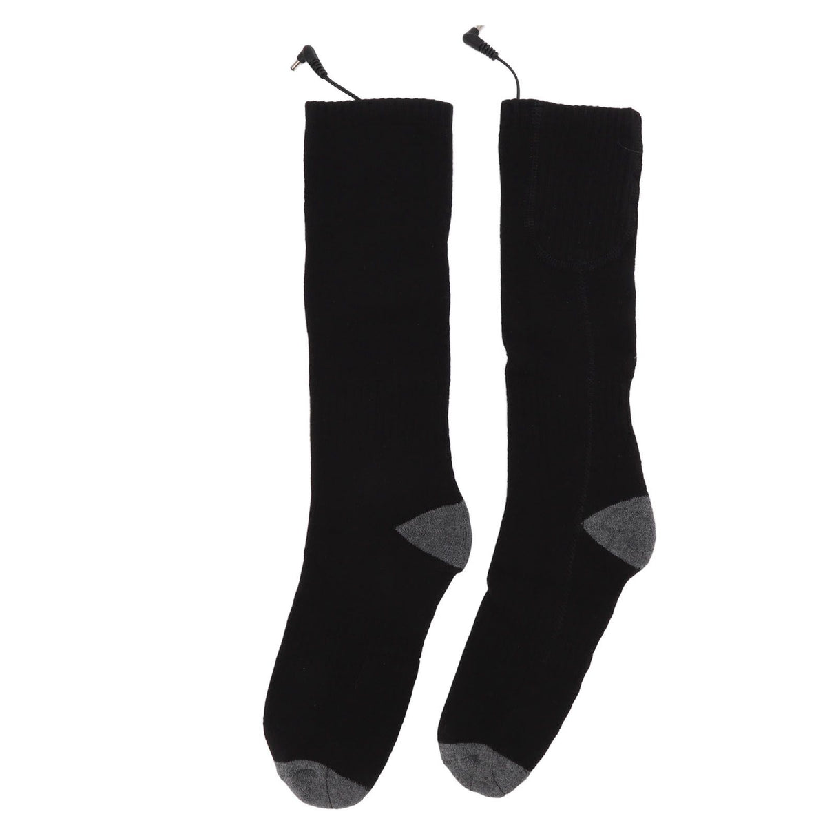 Smart Heating Socks Foot Thermal Electric Heated Stockings Winter Cold Resistant Electric Socks Black