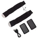 Electric Heated Socks Pure Cotton 3 Modes Adjustment USB Rechargeable Men Women Battery Socks for Winter