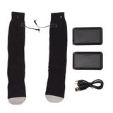 Electric Heated Socks Pure Cotton 3 Modes Adjustment USB Rechargeable Men Women Battery Socks for Winter