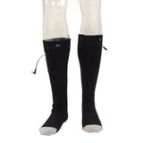 Electric Heated Socks Pure Cotton 3 Modes Adjustment USB Rechargeable Men Women Battery Socks for Winter - Top-Down View