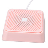 Mini Dishwasher Sound Vibration Electrolytic Water Purification IP67 Waterproof Portable USB Dishwasher Pink