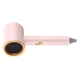 Hair Drier Mute 360 Degree Rotatable Nozzle Fast Drying ABS PP Portable Blow Dryer for Home Salon Rose avec lumière bleue - Close-Up Angle