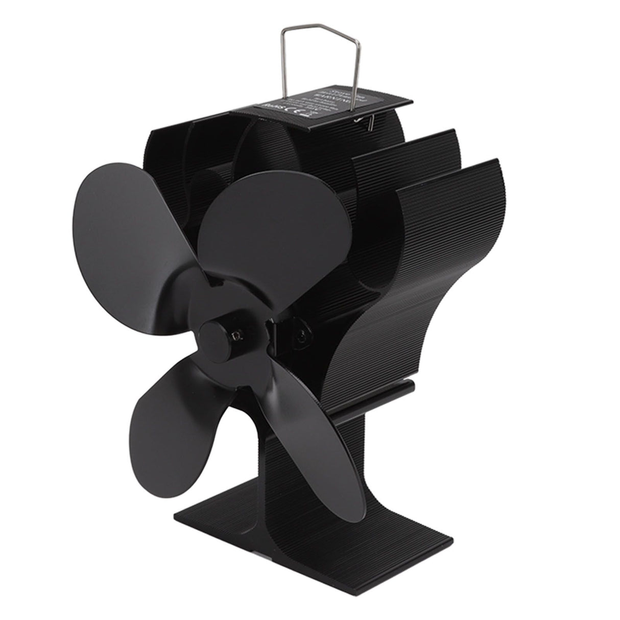 Heat Powered Stove Fan Self Starting Heat Resistant Aluminum Alloy 1400rpm Thermoelectric Fan for Fireplace