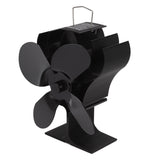 Heat Powered Stove Fan Self Starting Heat Resistant Aluminum Alloy 1400rpm Thermoelectric Fan for Fireplace