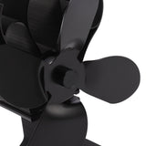 Heat Powered Stove Fan Self Starting Heat Resistant Aluminum Alloy 1400rpm Thermoelectric Fan for Fireplace