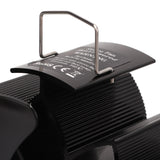 6 Blade Stove Eco Fan Black High Temperature Resistant Self Starting Energy Saving Heat Powered Fan for Home