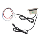 Electric Sofa Controller 5A 3 Buttons 5 Pin Straight Head USB Charging Port Lift Chairs Switch with LED Strip