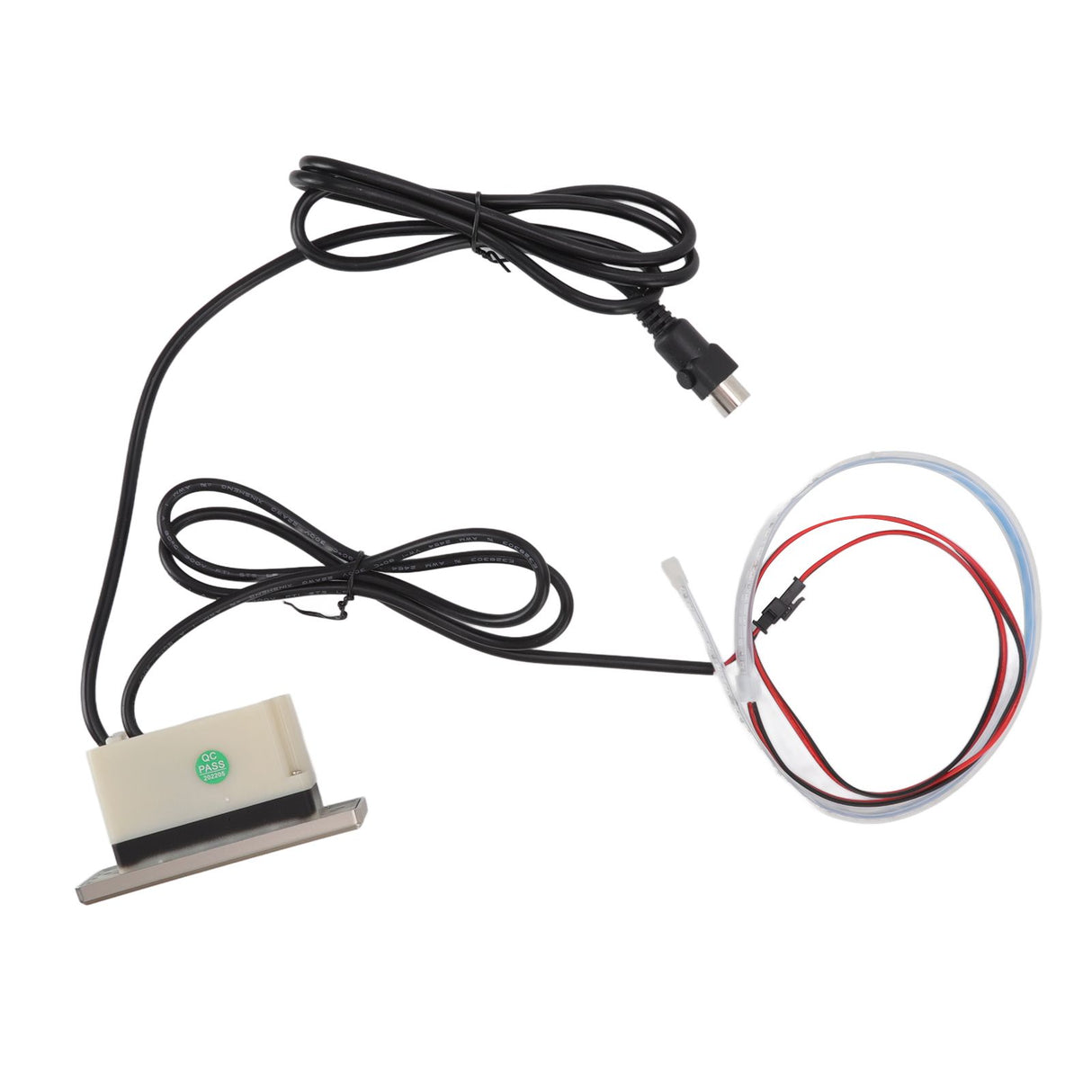 Electric Sofa Controller 5A 3 Buttons 5 Pin Straight Head USB Charging Port Lift Chairs Switch with LED Strip