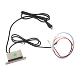 Electric Sofa Controller 5A 3 Buttons 5 Pin Straight Head USB Charging Port Lift Chairs Switch with LED Strip - 45-Degree Angle