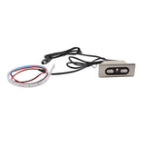 Electric Sofa Controller 5A 3 Buttons 5 Pin Straight Head USB Charging Port Lift Chairs Switch with LED Strip