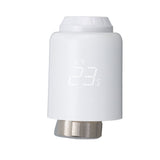 Smart Thermostat Radiator Rotatable Screen Programmable Schedule Intelligent Radiator Thermostat Valve for Zigbee - Close-Up Angle