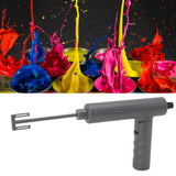 Handheld Electric Epoxy Resin Mixer Foldable Electric Epoxy Resin Stirrer for Mixing Paint Ceramics Glaze Pigment Gray