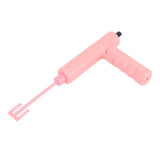 Handheld Electric Epoxy Resin Mixer Foldable Electric Epoxy Resin Stirrer for Mixing Paint Ceramics Glaze Pigment Pink