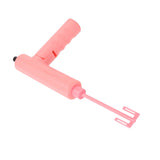 Handheld Electric Epoxy Resin Mixer Foldable Electric Epoxy Resin Stirrer for Mixing Paint Ceramics Glaze Pigment Pink - Extra Image