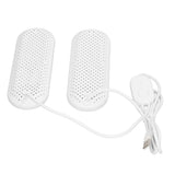 Household USB Shoe Dryer Student Dormitory Adult Deodorizing Boot Shoes Dryer with Timer White - Top-Down View