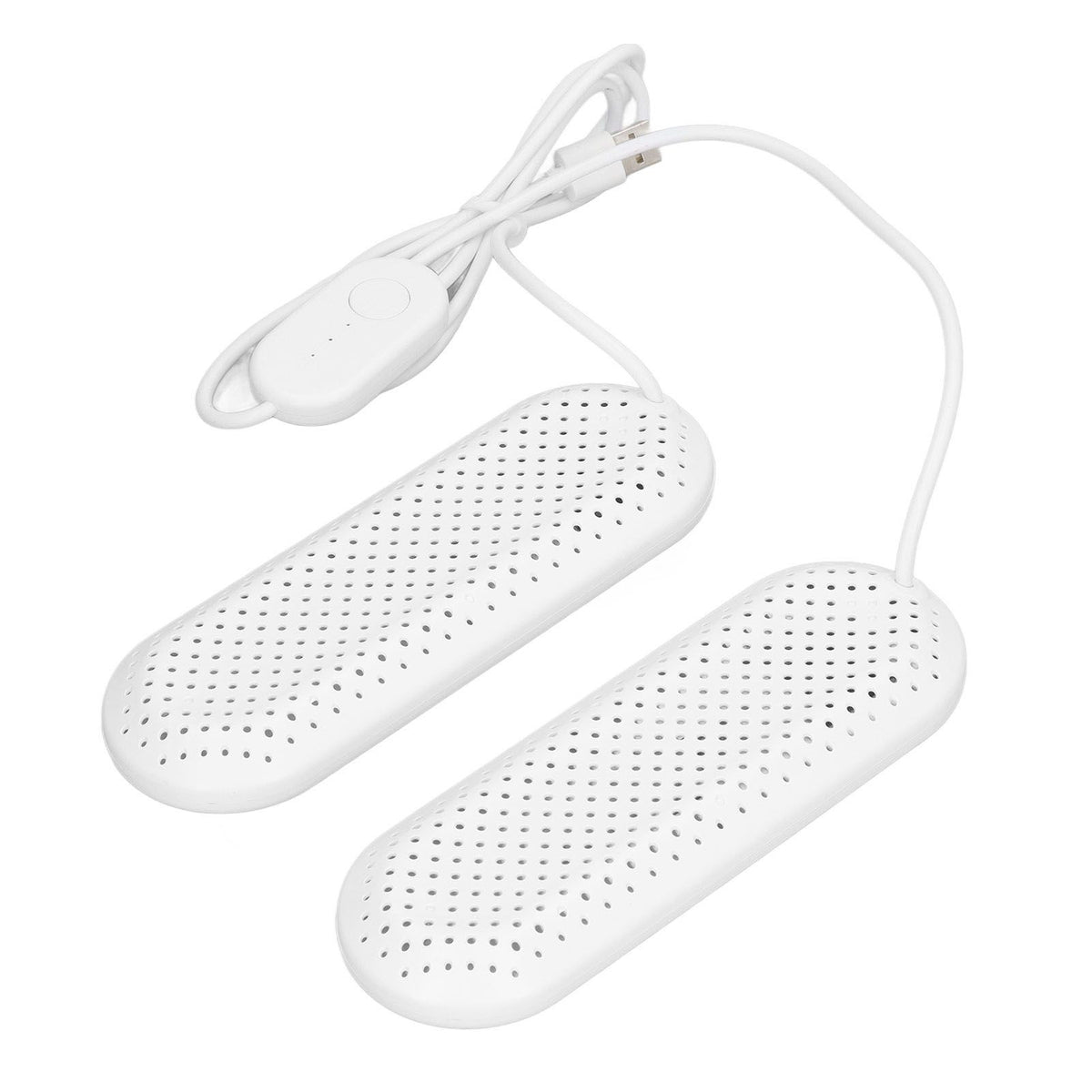 Household USB Shoe Dryer Student Dormitory Adult Deodorizing Boot Shoes Dryer with Timer White