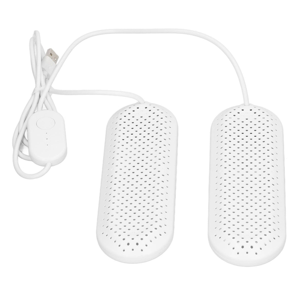 Household USB Shoe Dryer Student Dormitory Adult Deodorizing Boot Shoes Dryer with Timer White
