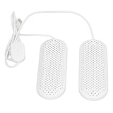 Household USB Shoe Dryer Student Dormitory Adult Deodorizing Boot Shoes Dryer with Timer White - Rear View
