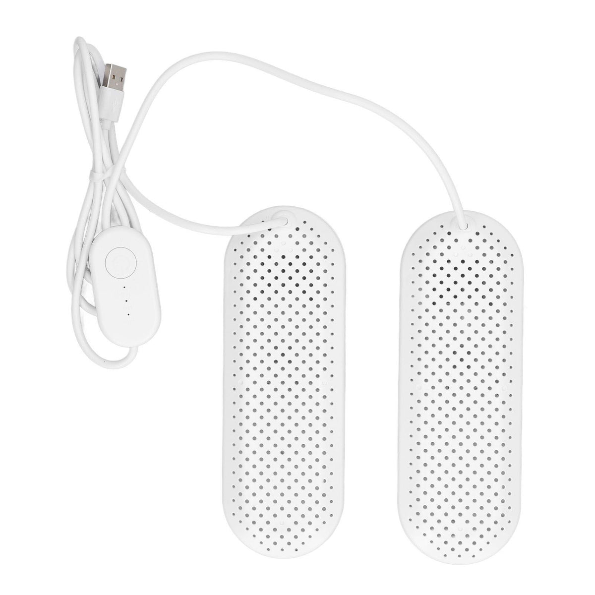 Household USB Shoe Dryer Student Dormitory Adult Deodorizing Boot Shoes Dryer with Timer White