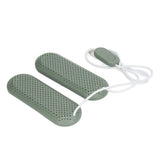Household USB Shoe Dryer Student Dormitory Adult Deodorizing Boot Shoes Dryer with Timer OD Green