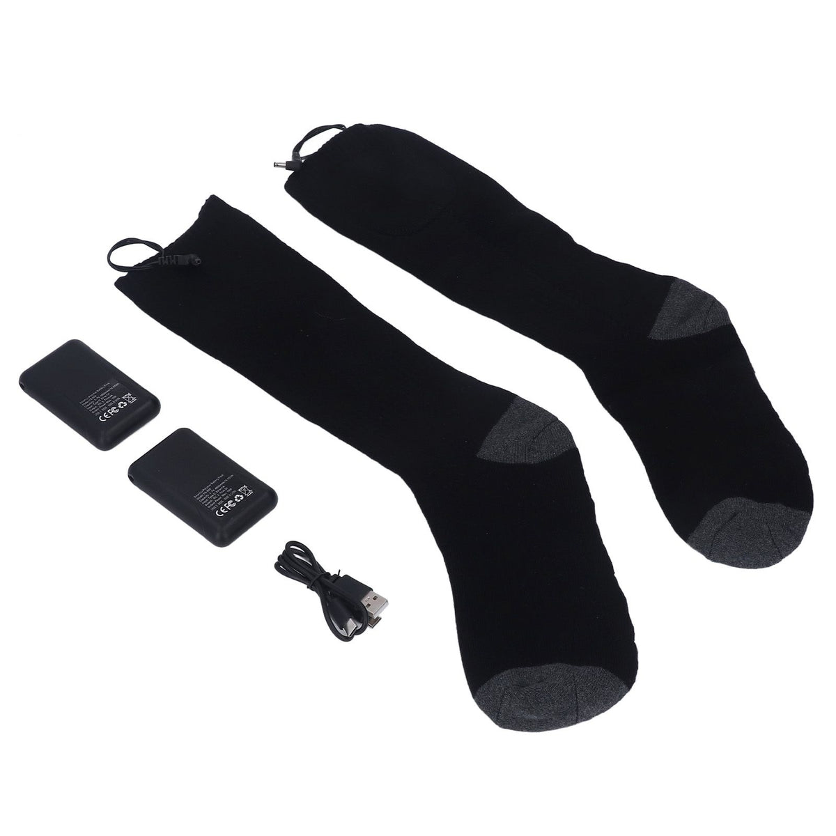 Heated Socks Warmer 3 Heating Level USB Charging Comfortable Washable for Men Women