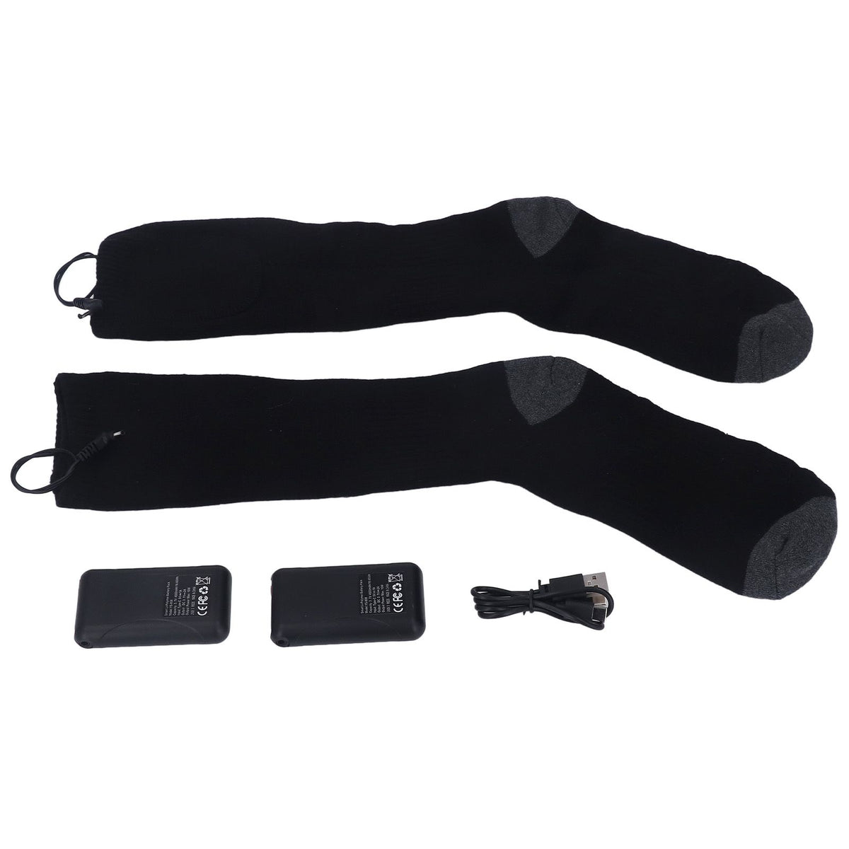 Heated Socks Warmer 3 Heating Level USB Charging Comfortable Washable for Men Women