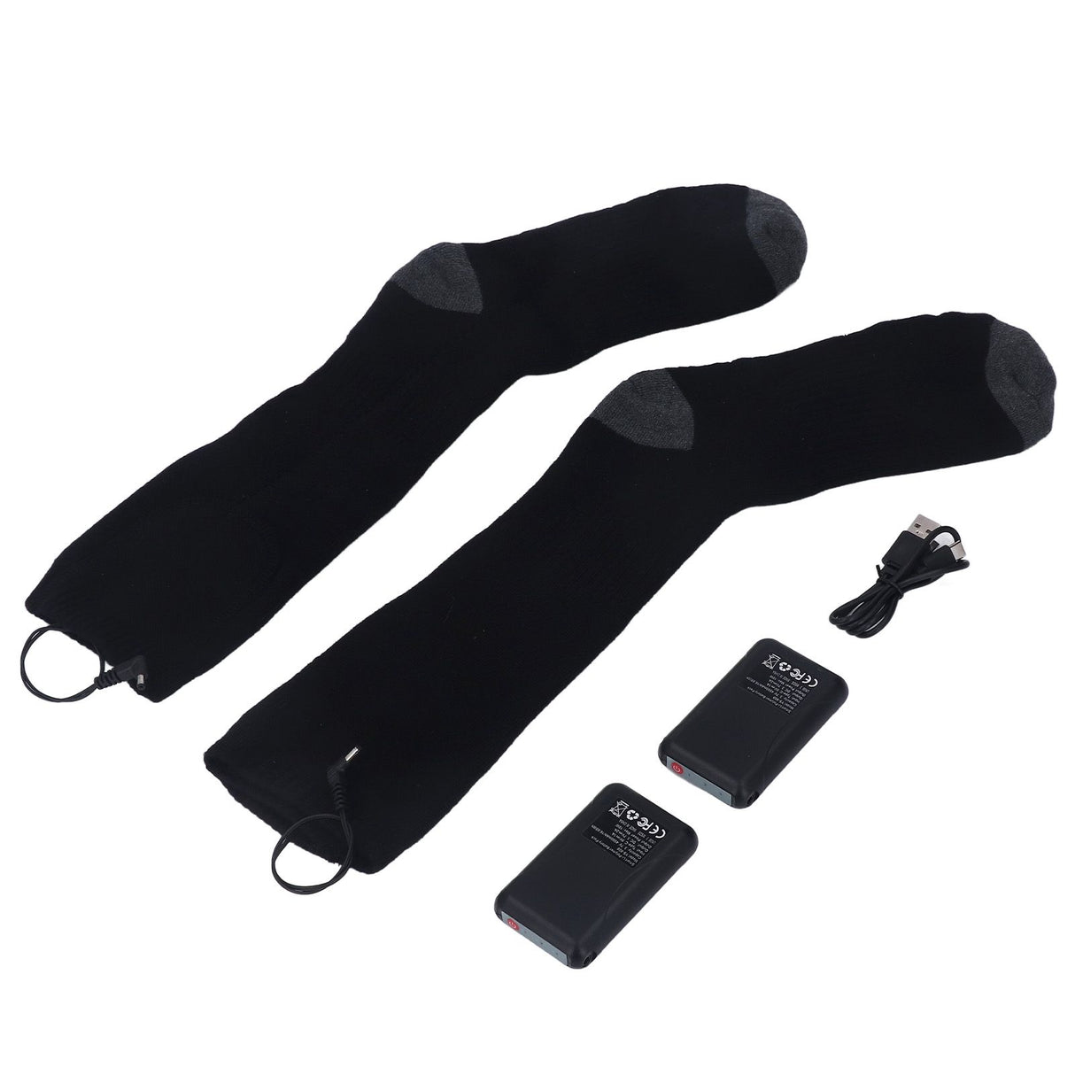 Heated Socks Warmer 3 Heating Level USB Charging Comfortable Washable for Men Women
