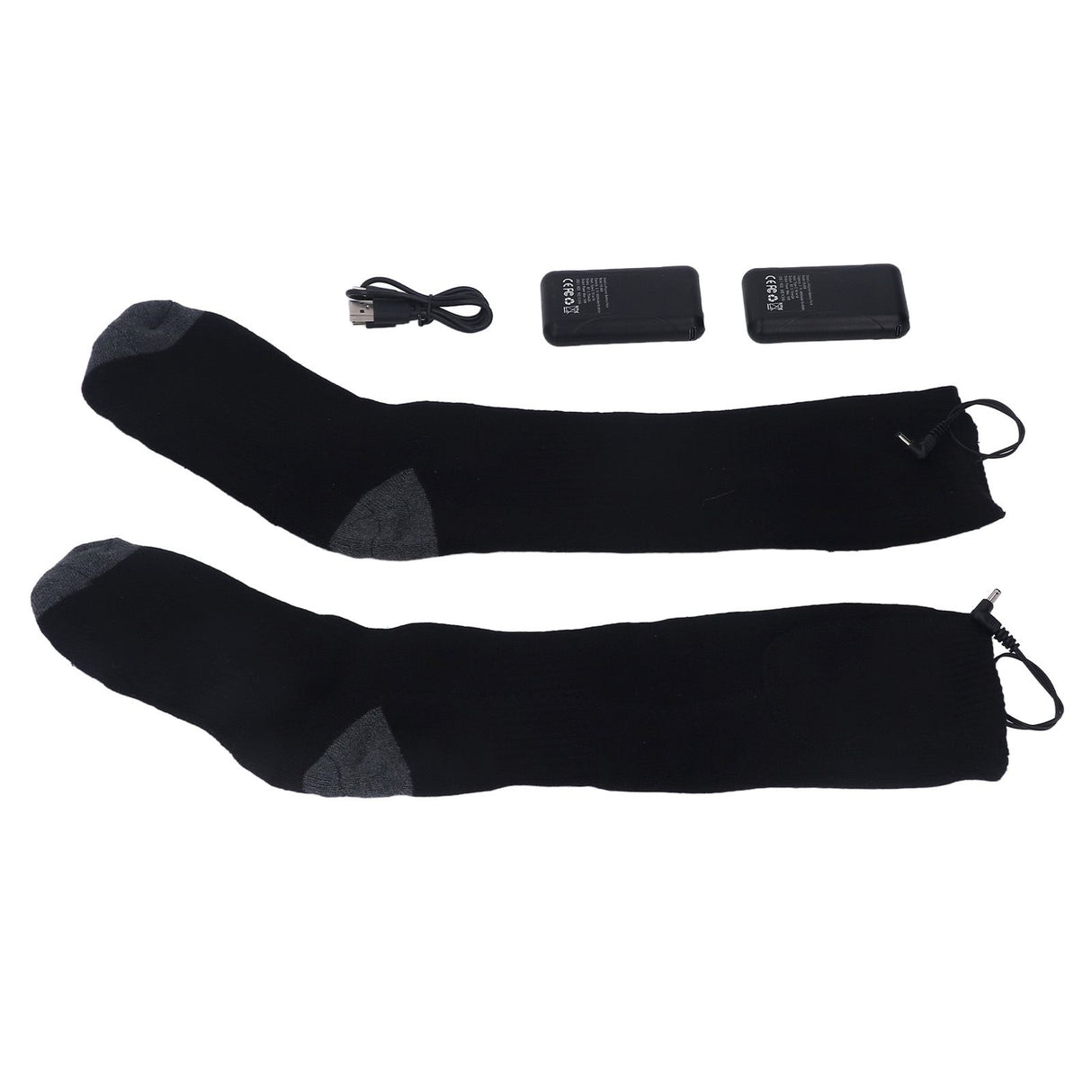Heated Socks Warmer 3 Heating Level USB Charging Comfortable Washable for Men Women