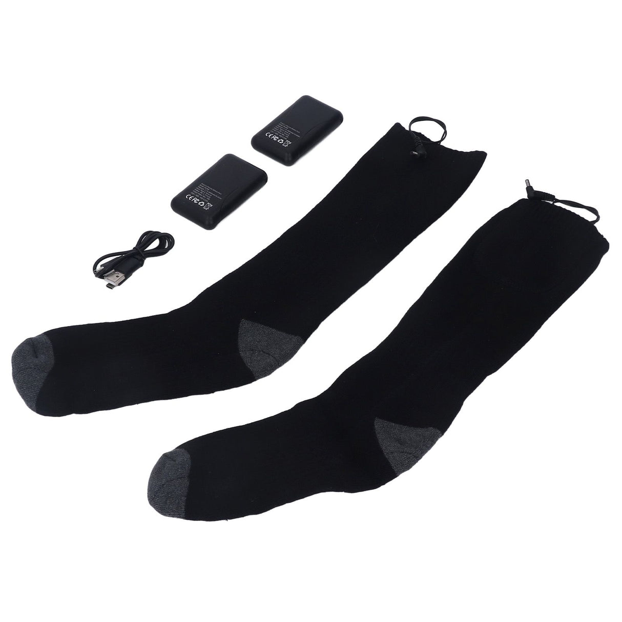 Heated Socks Warmer 3 Heating Level USB Charging Comfortable Washable for Men Women