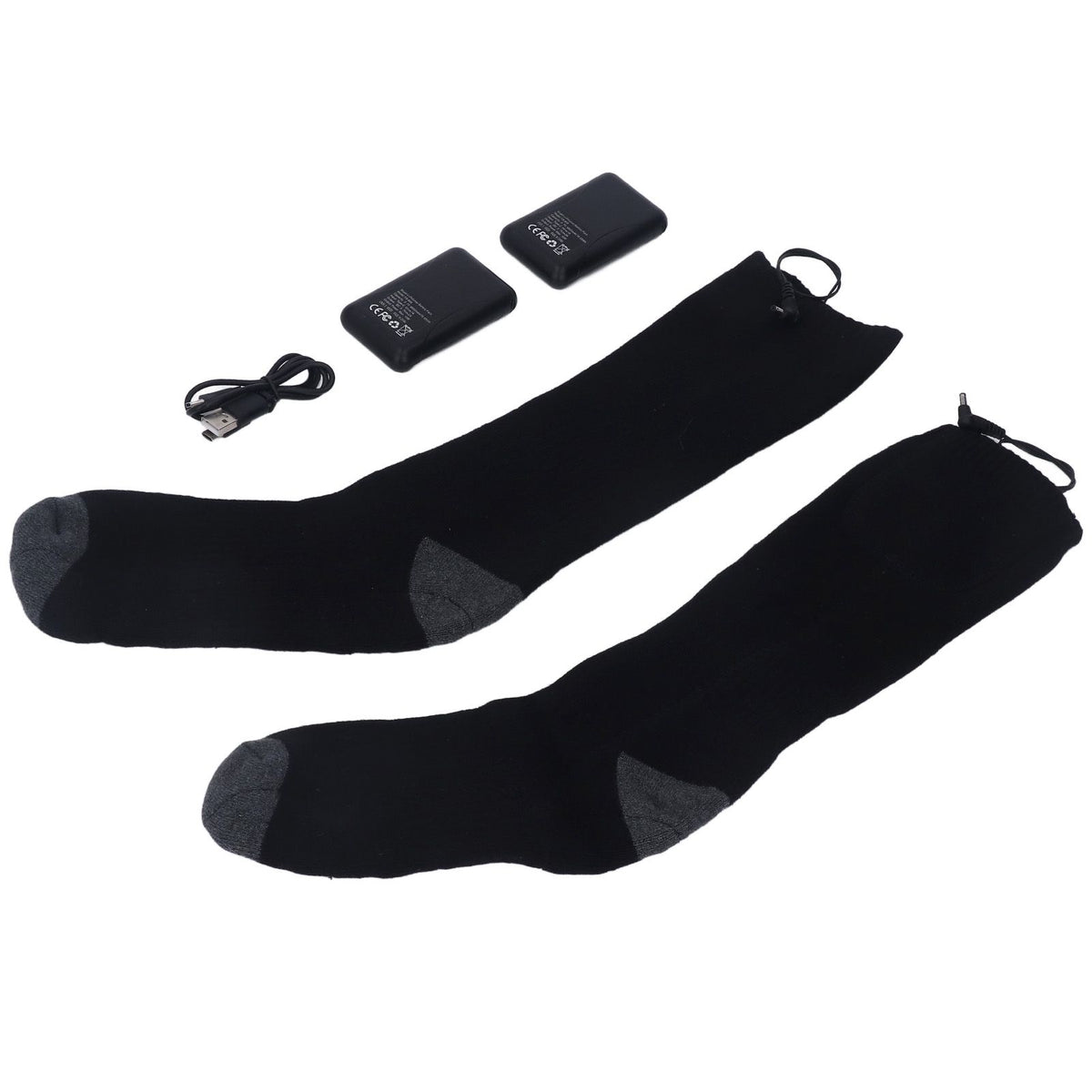 Heated Socks Warmer 3 Heating Level USB Charging Comfortable Washable for Men Women