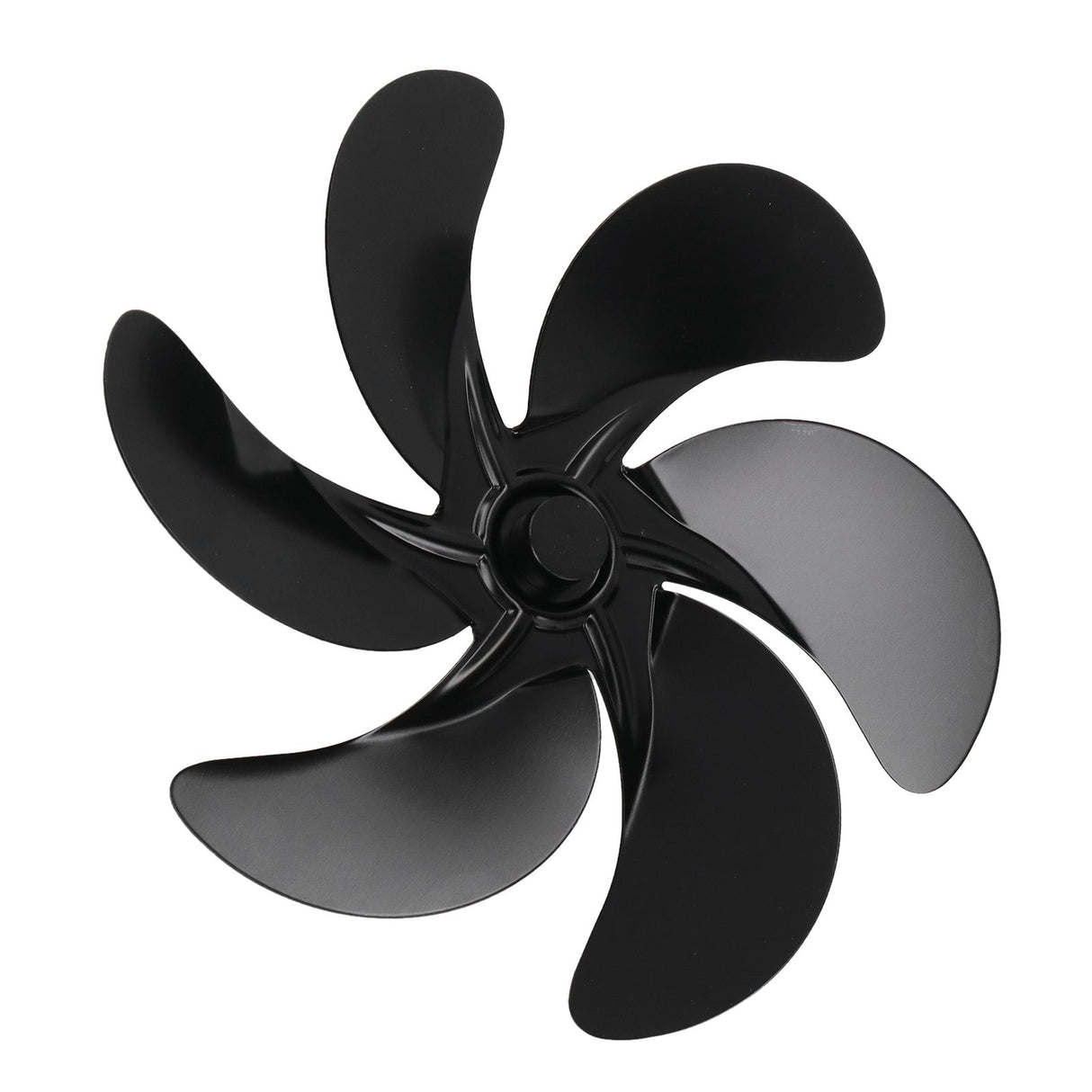 6 Blades Fireplace Fan Blade Replacement Universal Aluminum Alloy Fan Blade Stove Fan Accessories