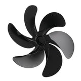 6 Blades Fireplace Fan Blade Replacement Universal Aluminum Alloy Fan Blade Stove Fan Accessories