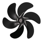 6 Blades Fireplace Fan Blade Replacement Universal Aluminum Alloy Fan Blade Stove Fan Accessories