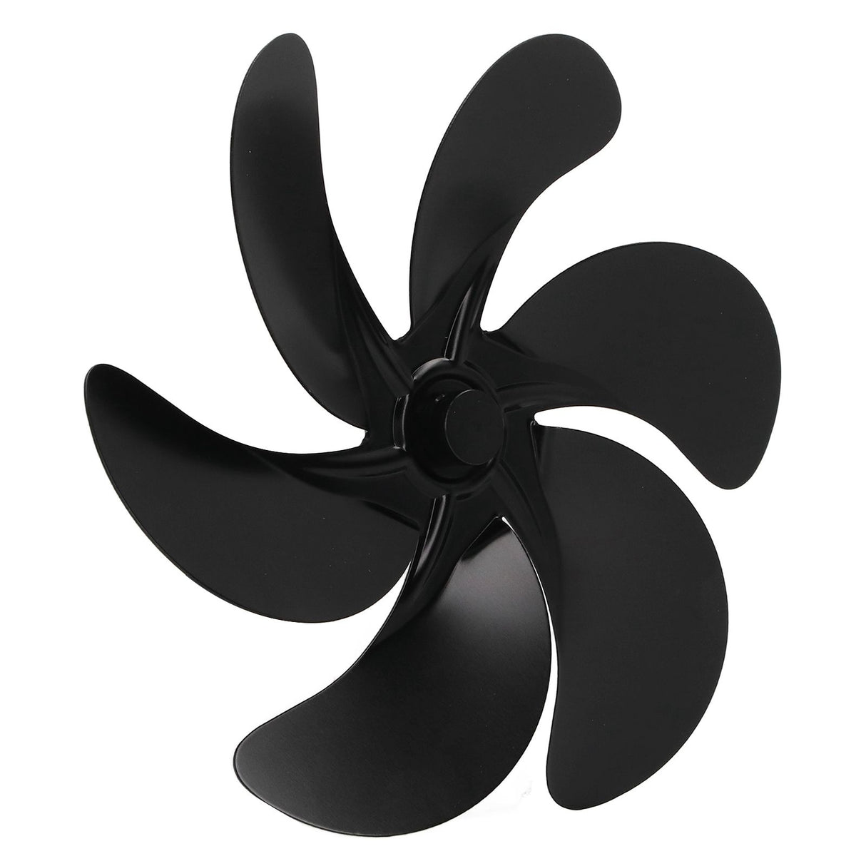 6 Blades Fireplace Fan Blade Replacement Universal Aluminum Alloy Fan Blade Stove Fan Accessories