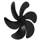 6 Blades Fireplace Fan Blade Replacement Universal Aluminum Alloy Fan Blade Stove Fan Accessories