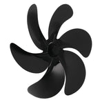6 Blades Fireplace Fan Blade Replacement Universal Aluminum Alloy Fan Blade Stove Fan Accessories