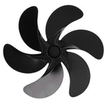 6 Blades Fireplace Fan Blade Replacement Universal Aluminum Alloy Fan Blade Stove Fan Accessories