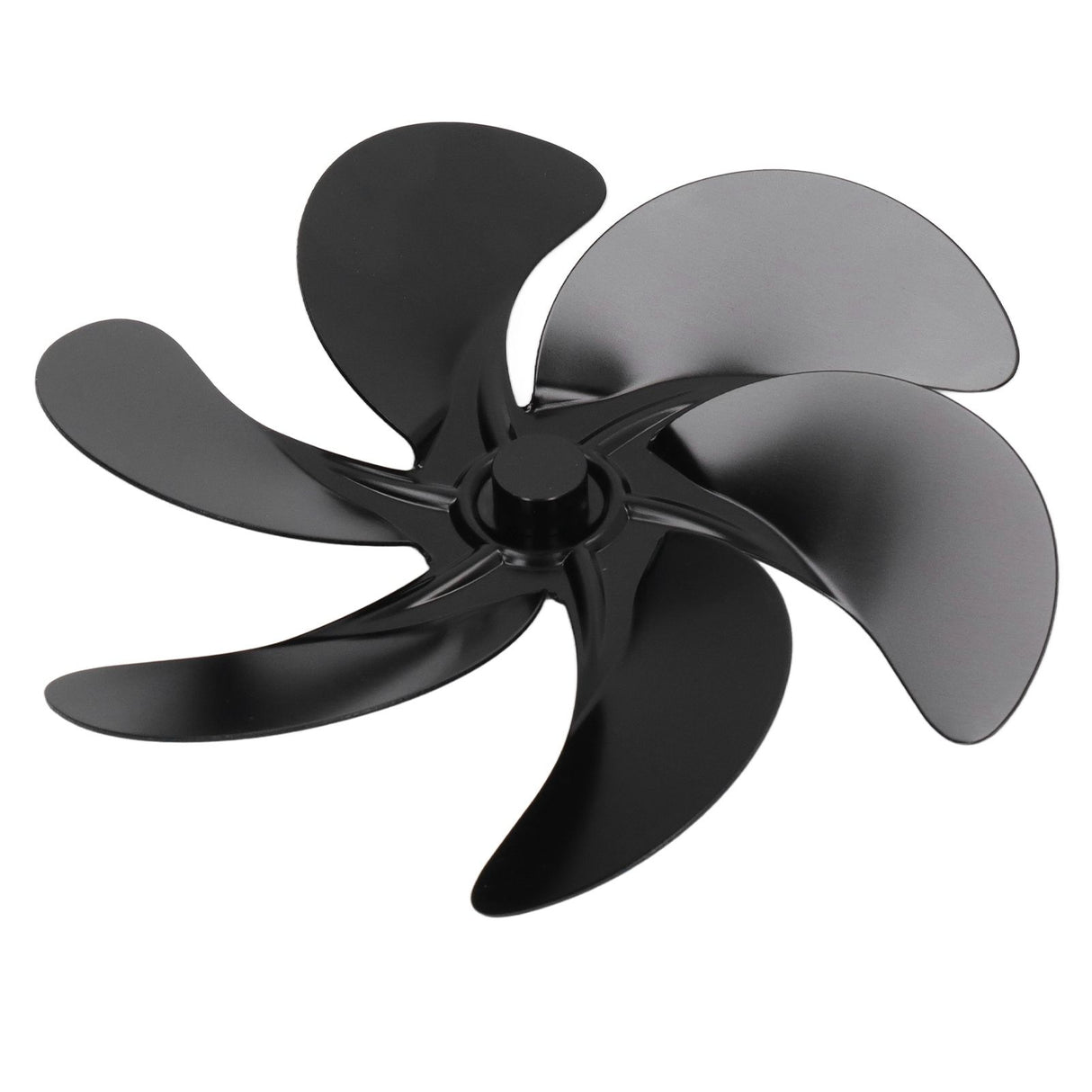 6 Blades Fireplace Fan Blade Replacement Universal Aluminum Alloy Fan Blade Stove Fan Accessories
