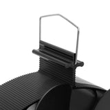 6 Blades Heat Powered Fireplace Fan Self Starting Eco Friendly Wood Stove Fan LT380 Black 152mm Diameter