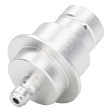 CO2 Adapter for Soda Water for DUO for Terra for Art Soda Maker CO2 Cylinder Silver Male Adapter - Low Angle
