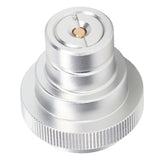Soda Water Adapter for DUO for Terra for Art Gas Cylinder Inflation Quick Release Conversion Head Silver - Front View