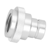 Soda Water Adapter for DUO for Terra for Art Gas Cylinder Inflation Quick Release Conversion Head Silver - Low Angle