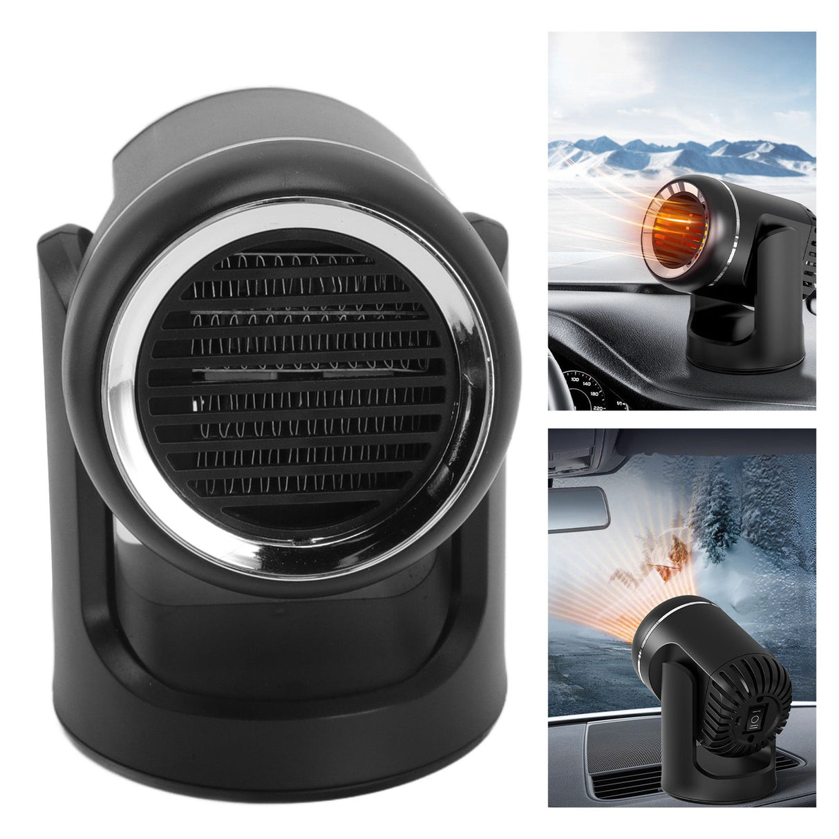 12V 120W Portable Car Heater Fast Heating Windshield Defroster Defogger for Air Purification