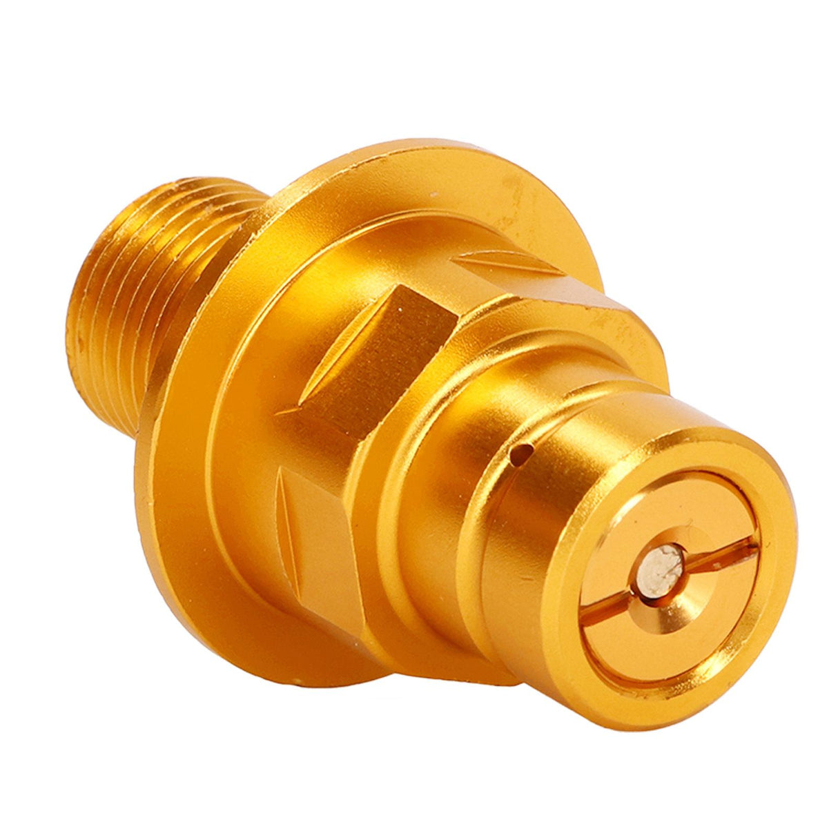 CO2 Adapater Copper Soda Machine Connector Adapter for Terra for Art Quick Connect Machines Gold M18x1.5