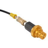 Soda Machine Adapter Hose Kit 1.5m Black Soda Adapter Hose with Gold Quick Adapter CO2 Tank Refill Adapter W21.8 14