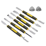 6Pcs Spudger Opening Pry Tool ABS Handle Alloy Steel Bar for Electronic Maintenance - Side View