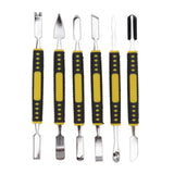 6Pcs Spudger Opening Pry Tool ABS Handle Alloy Steel Bar for Electronic Maintenance - Extra Image