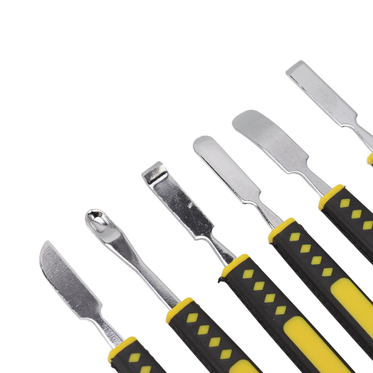 6Pcs Spudger Opening Pry Tool ABS Handle Alloy Steel Bar for Electronic Maintenance